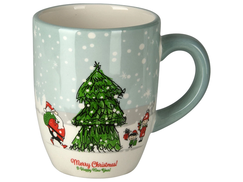 Kaffeebecher NOEL 33cl porzellan mehrfarbig 1 Stück