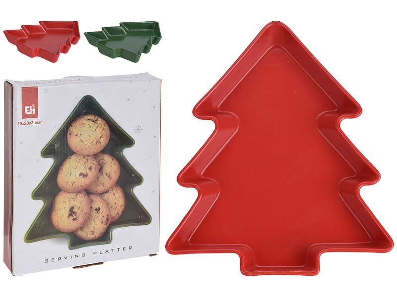 Schale NOEL Porzellan rot
