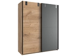 Armoire portes coulissantes LIVERPOOL chêne