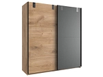 Armoire portes coulissantes LIVERPOOL chêne