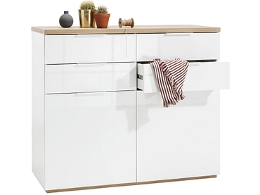 Kommode MUNDI 2 Türen 4 Schubladen