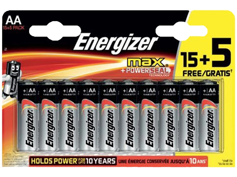 Batterien ENERGIZER AA 20 -teilig