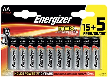 Batterien ENERGIZER AA 20 -teilig