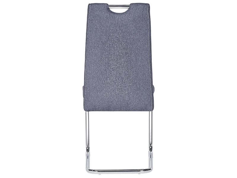 Chaise FLORI tissu gris