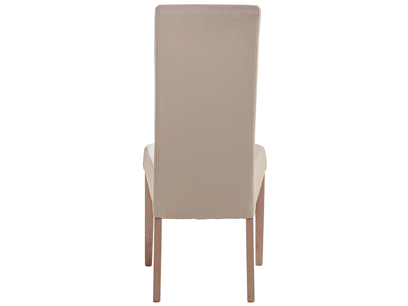 Chaise BOSTON cuir synthétique beige