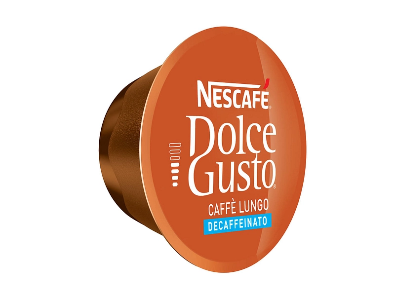 Kaffeekapseln ROBUSTA / Arabica NESTLE DOLCE GUSTO Lungo Decaffeinato