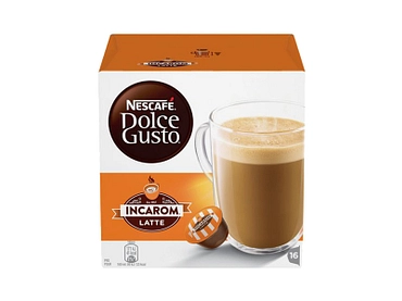 Kaffeekapseln Arabicas aus Südamerika / ROBUSTA NESTLE DOLCE GUSTO Incarom Latte