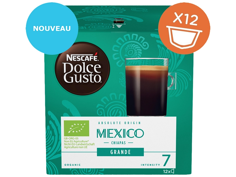 Kaffeekapseln Arabica NESTLE DOLCE GUSTO Grande Mexico Chiapas