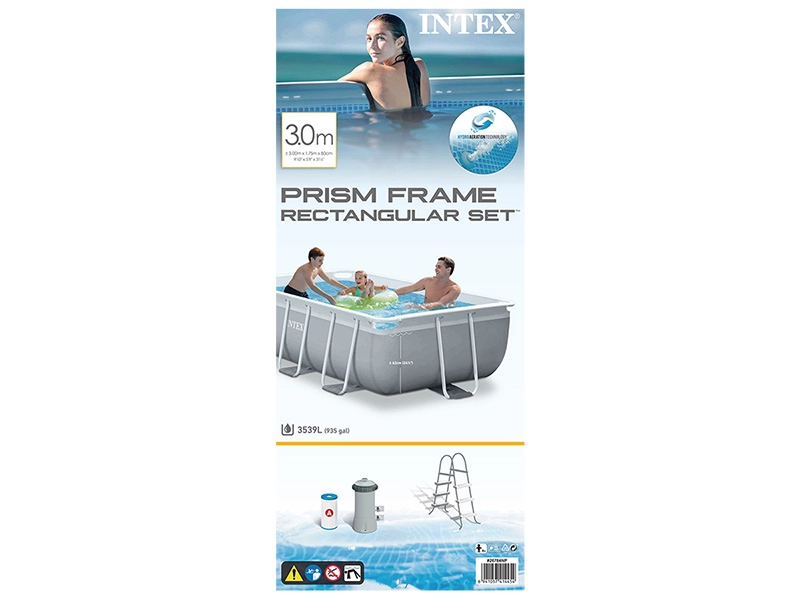 Set aufblasbares Schwimmbad PRISM 175 cm x 80 cm