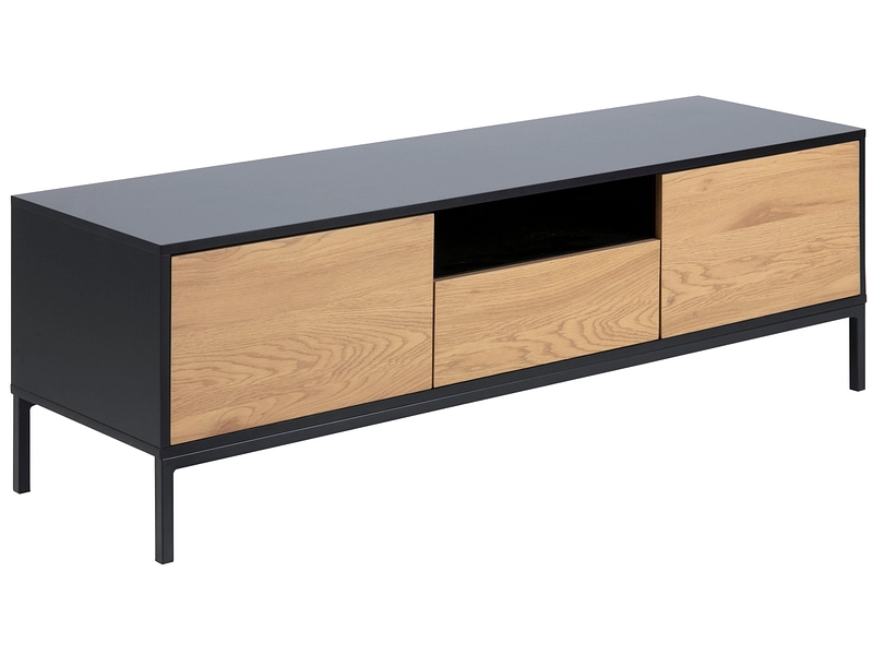 TV-Möbel SEAFORD 140cm schwarz