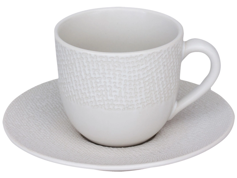 Tasse à café VESUVIO 12cl céramique blanc