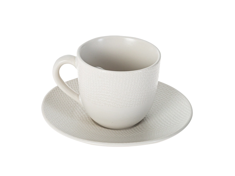 Tazza da caffè VESUVIO 12cl ceramica bianco