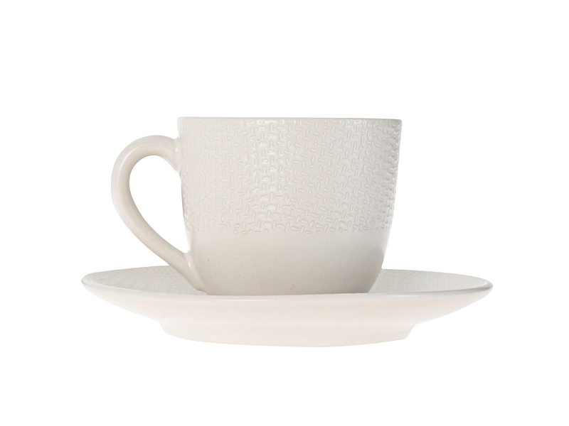 Tazza da caffè VESUVIO 12cl ceramica bianco