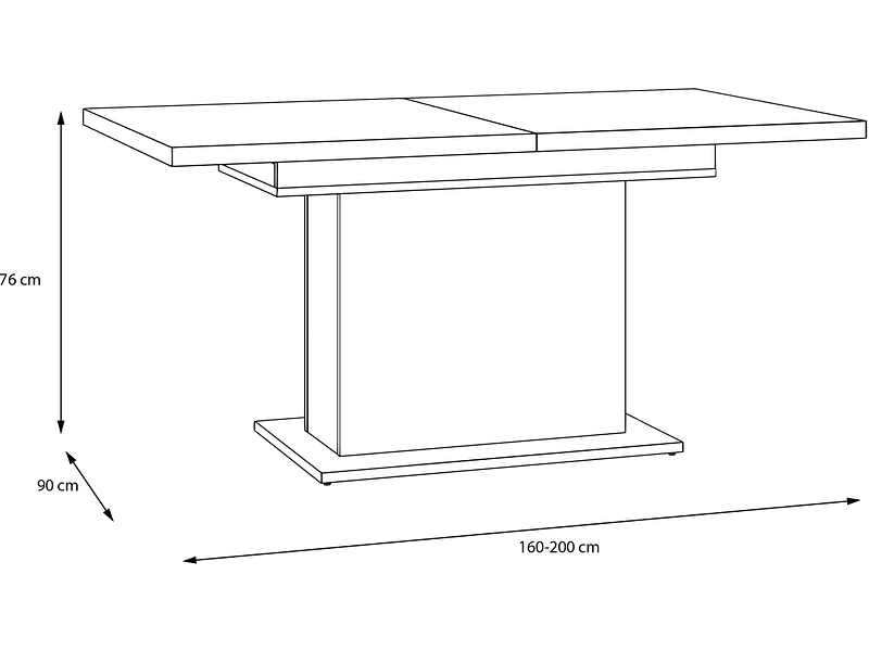 Tisch ausziehbar ELARA