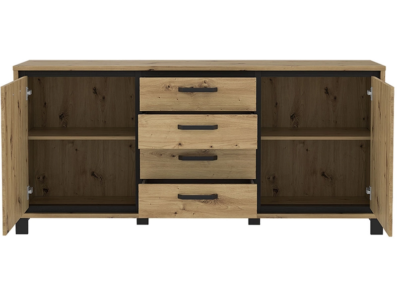 Sideboard TRONDHEIM 2 Türen 4 Schubladen Sideboard TRONDHEIM 2 Türen 4 Schubladen