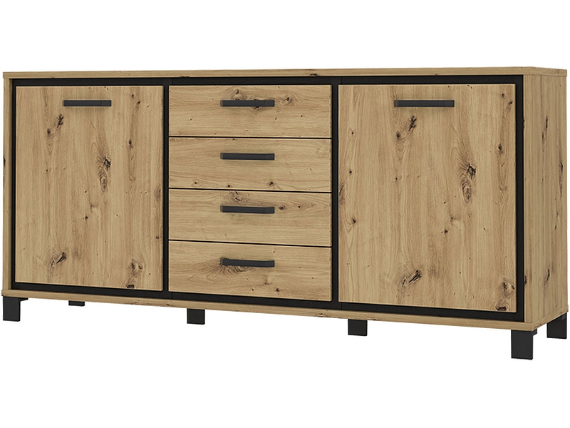 Sideboard TRONDHEIM 2 Türen 4 Schubladen Sideboard TRONDHEIM 2 Türen 4 Schubladen