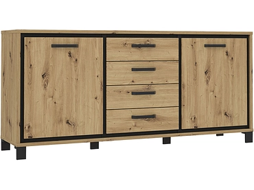 Sideboard TRONDHEIM 2 Türen 4 Schubladen