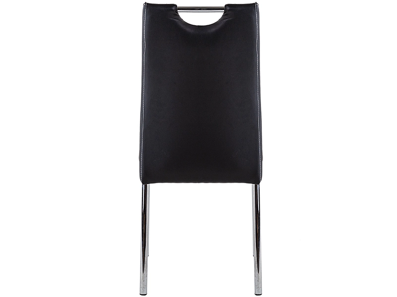 Stuhl ARIMA Synthetisches Leder schwarz
