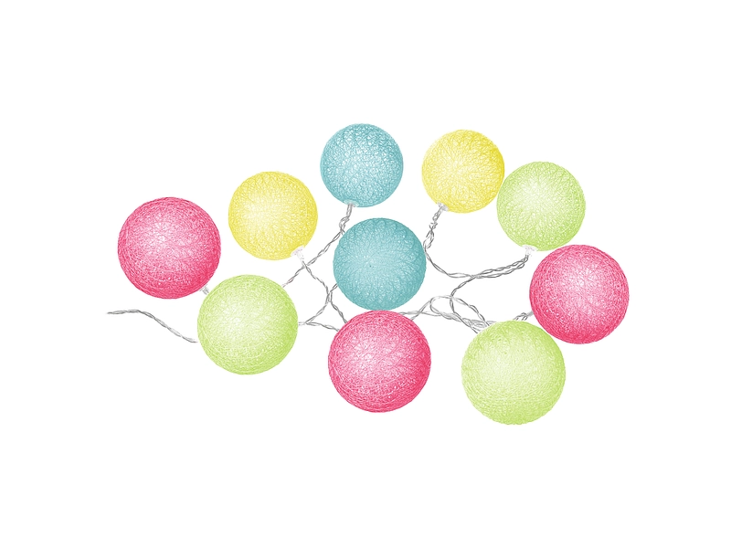 Ghirlanda LED BOULES LED Multicolore