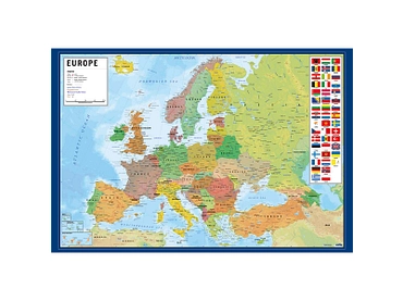 Sous-main SCHOOL carte de l'Europe
