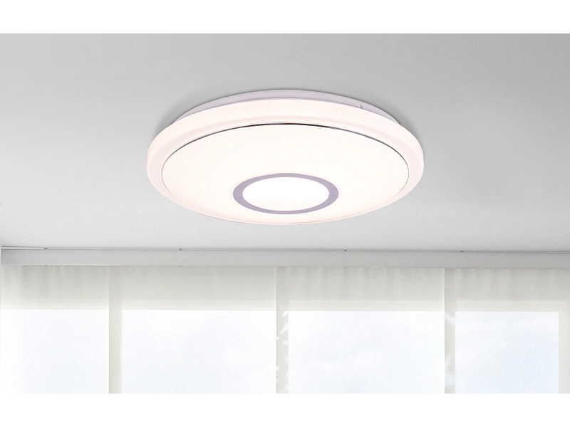 Deckenlampe LED / Tuya Smart Lighting NATE variable Intensität bluetooth  Ø40cm 60W weiss