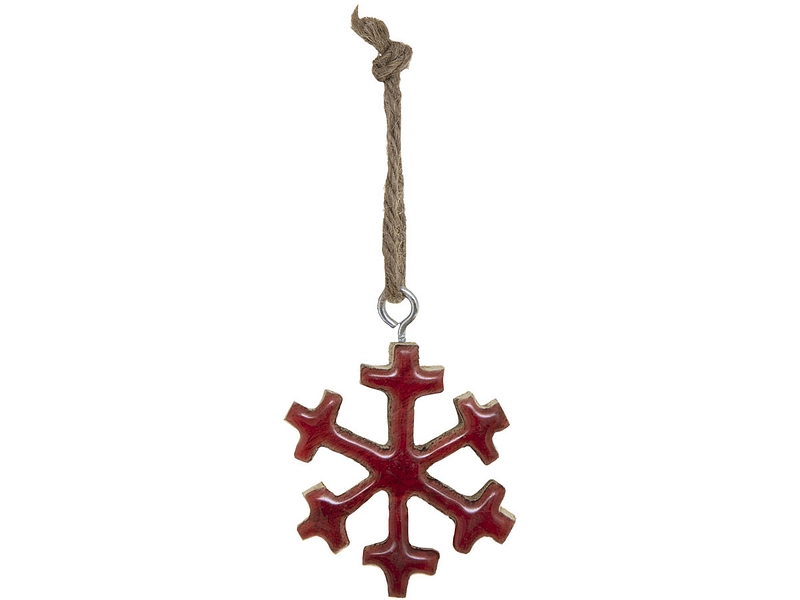 Objekt zum Aufhängen TRADITIONAL XMAS rot
