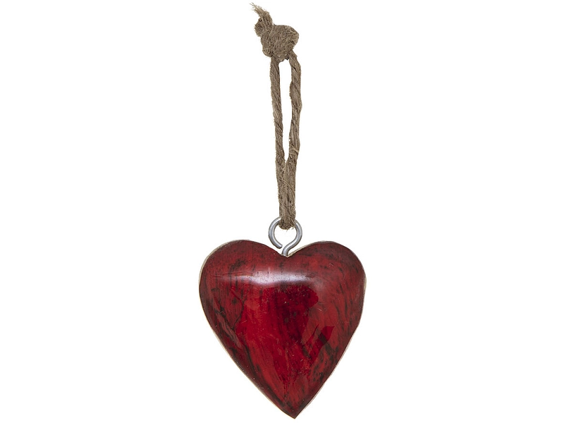 Herz TRADITIONAL XMAS rot