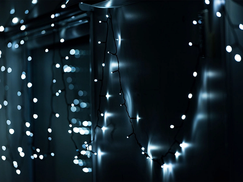 LED-Girlande Weiss