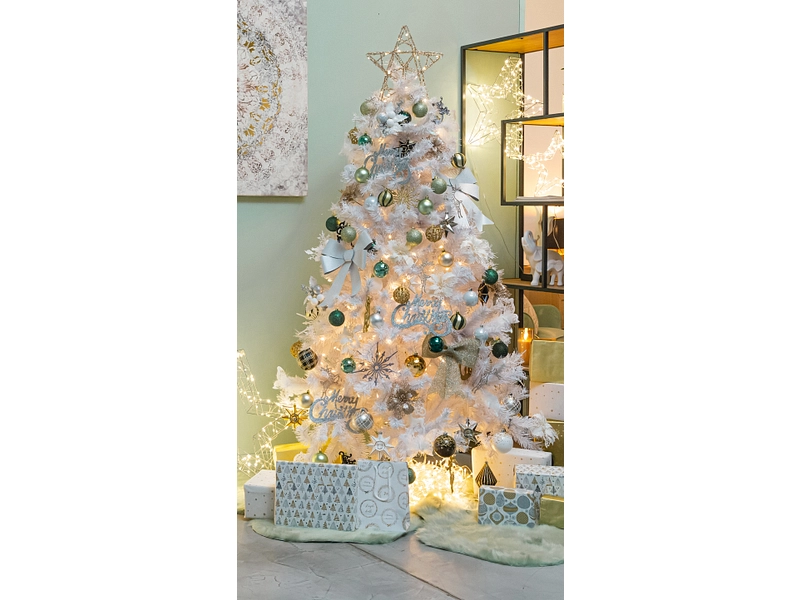 Tanne OTTAWA Ø180cm 180cm weiss