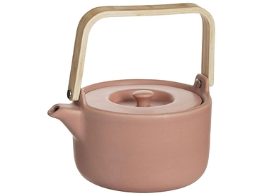 Teekanne NATURAL 1 Stück Porzellan rosa 0.8 L