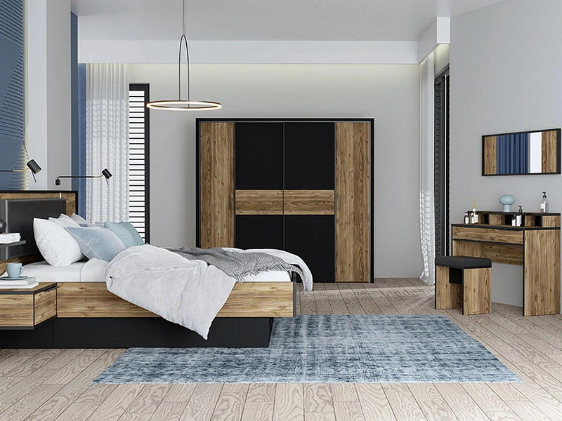Schrank mit beiden Türarten VERNAZZA holz Schrank mit beiden Türarten VERNAZZA holz