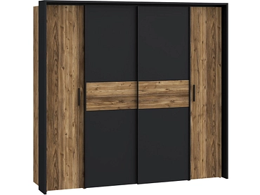 Armoire portes mixtes VERNAZZA bois
