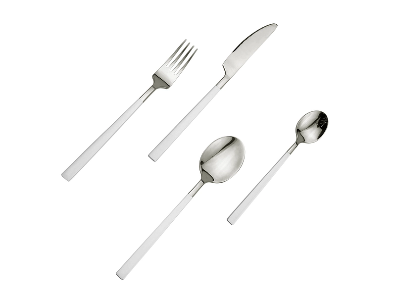 Besteck-Set JIMA 24-teilig weiss