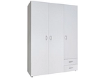 Armoire portes battantes BAKER blanc