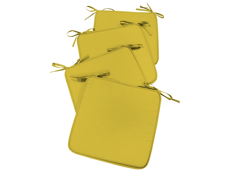 Cuscino coprisedia FANGO 38x38cm giallo