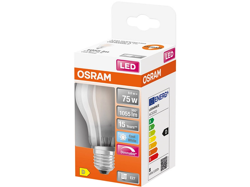 Glühbirne Ledfilament E27