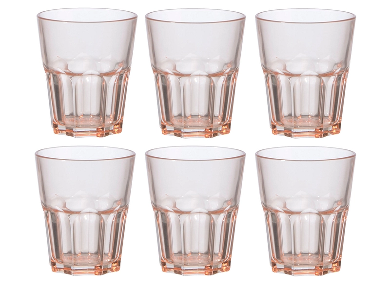 Bicchiere GRANITY 6 pezzi rosa 35 cl