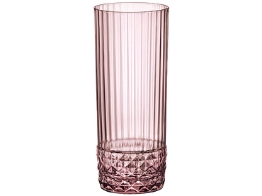 Bicchiere da long drink AMERICA 6 pezzi rosa 40 cl