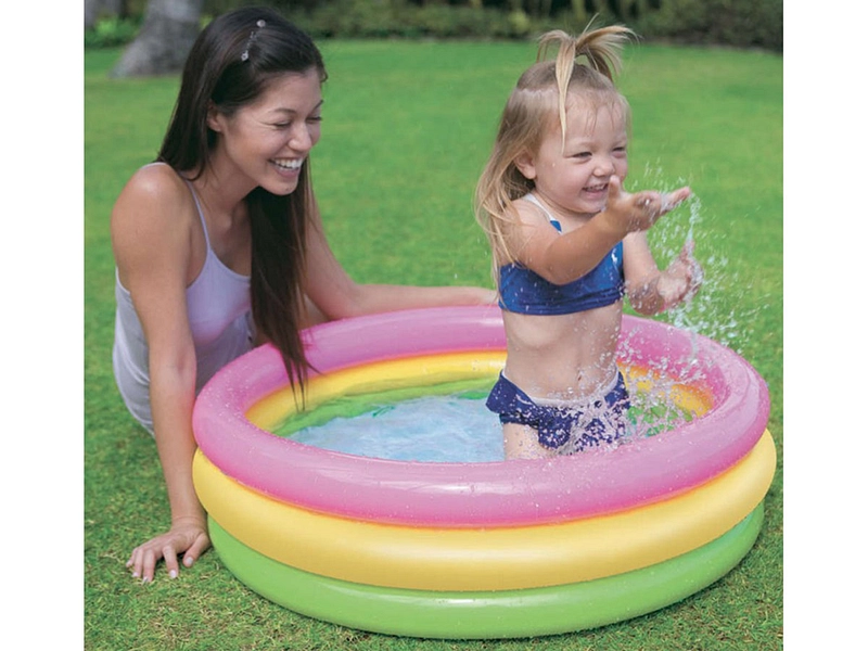 Piscine gonflable INTEX baby pool rose