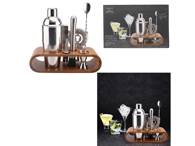 Set cocktail inox/acrylique L'apéritif CL50180012 Ref. CL50180012