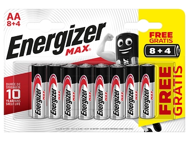 Batterien ENERGIZER Max AA 12 -teilig