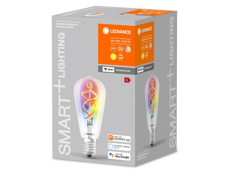 Glühbirne LED / Ledfilament / LED mehrfarbig E27 Smart Lighting