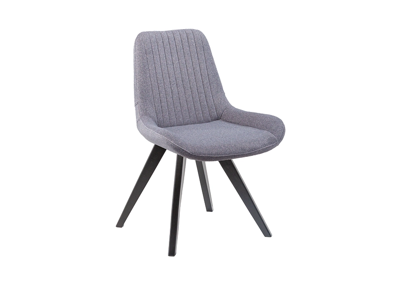 Chaise AROSA tissu gris foncé