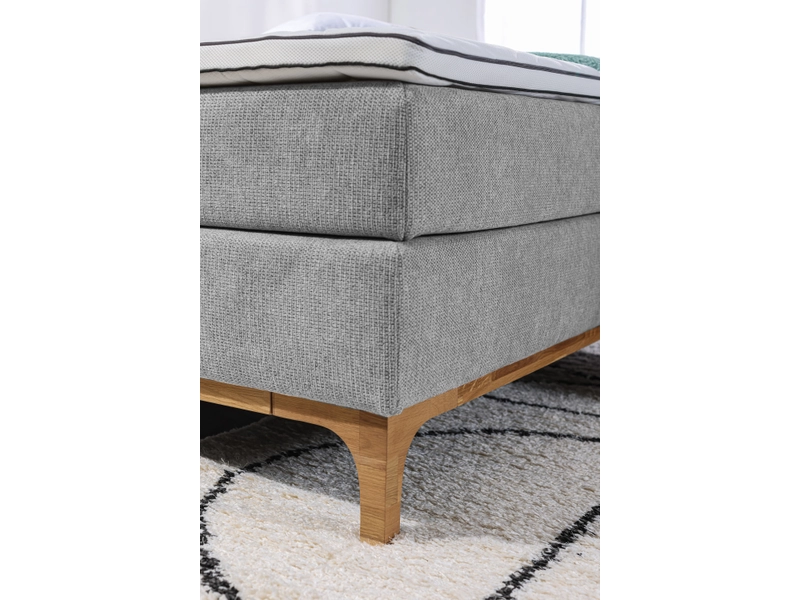 Boxspring RIGI argent