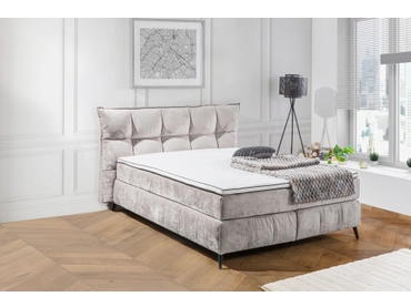 Boxspringbett PILA hellgrau