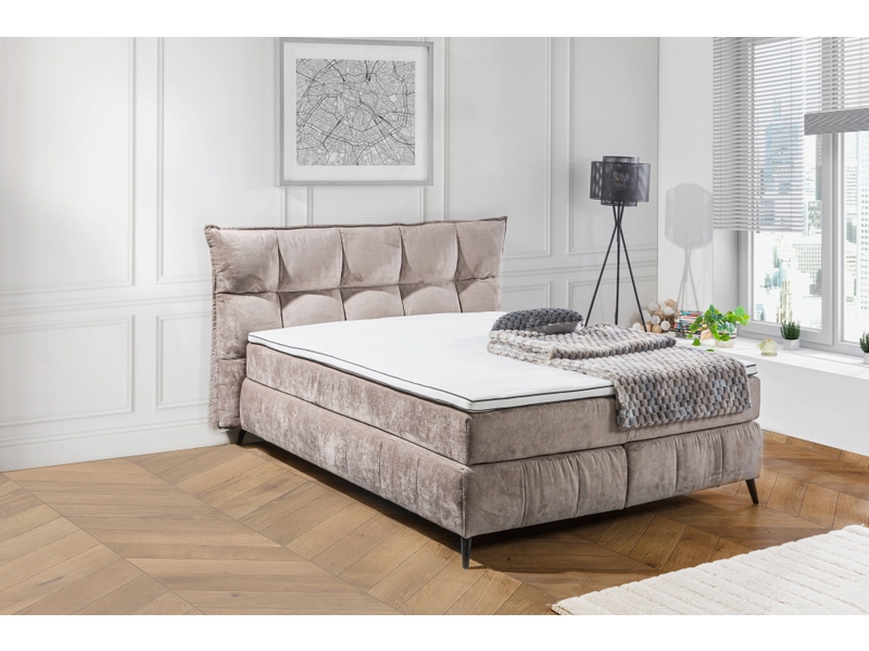 Boxspring PILA marrone chiaro