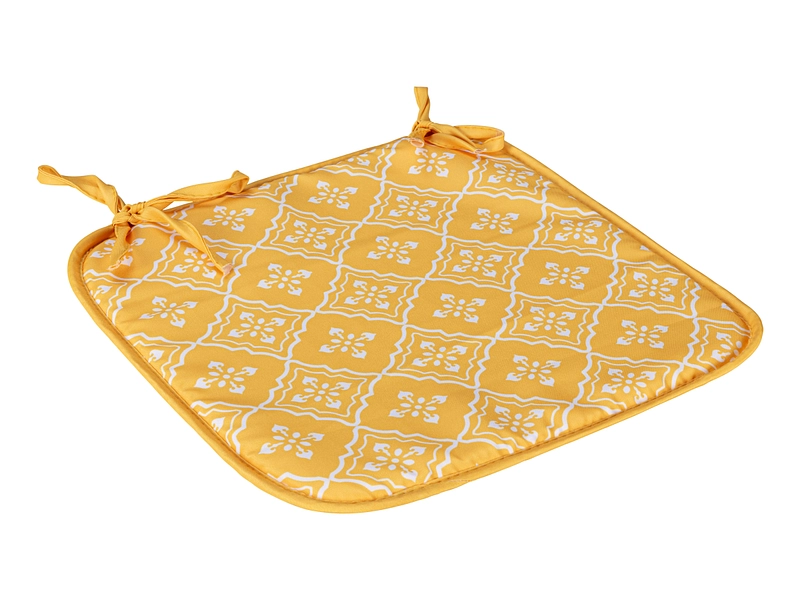 Set 4 cuscino coprisedia OPALE 40x40cm giallo