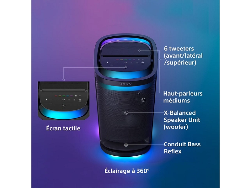 Lautsprecher Bluetooth SRS-XV900 SONY