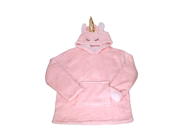 Sweatshirt mit Kapuze BAMBINI rosa