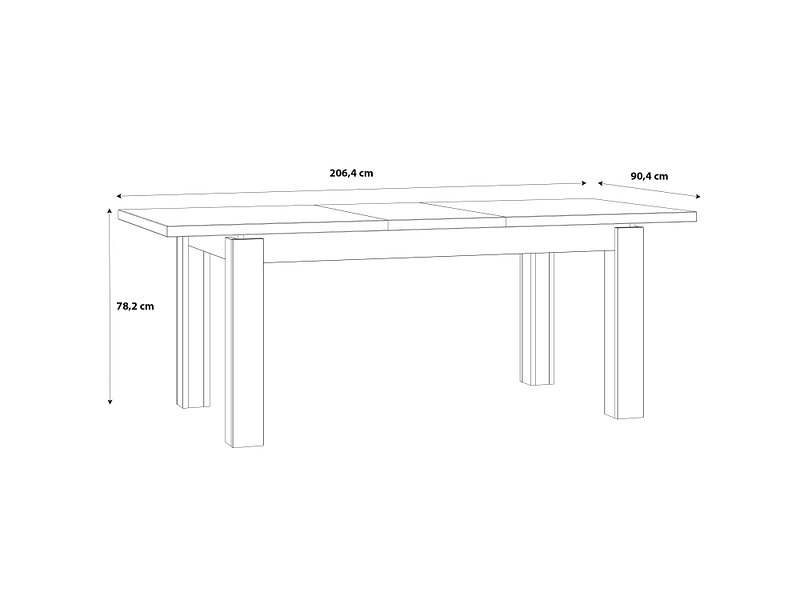 Table extensible KASZIMIRO